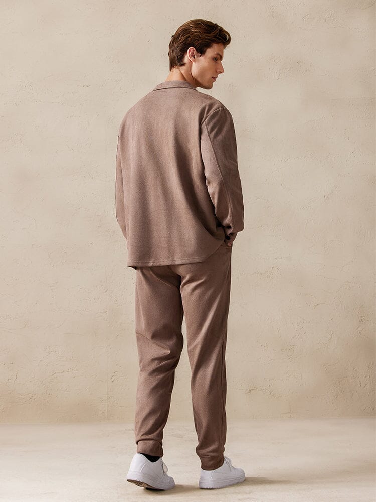 Trendy 2-Teil Suede Set