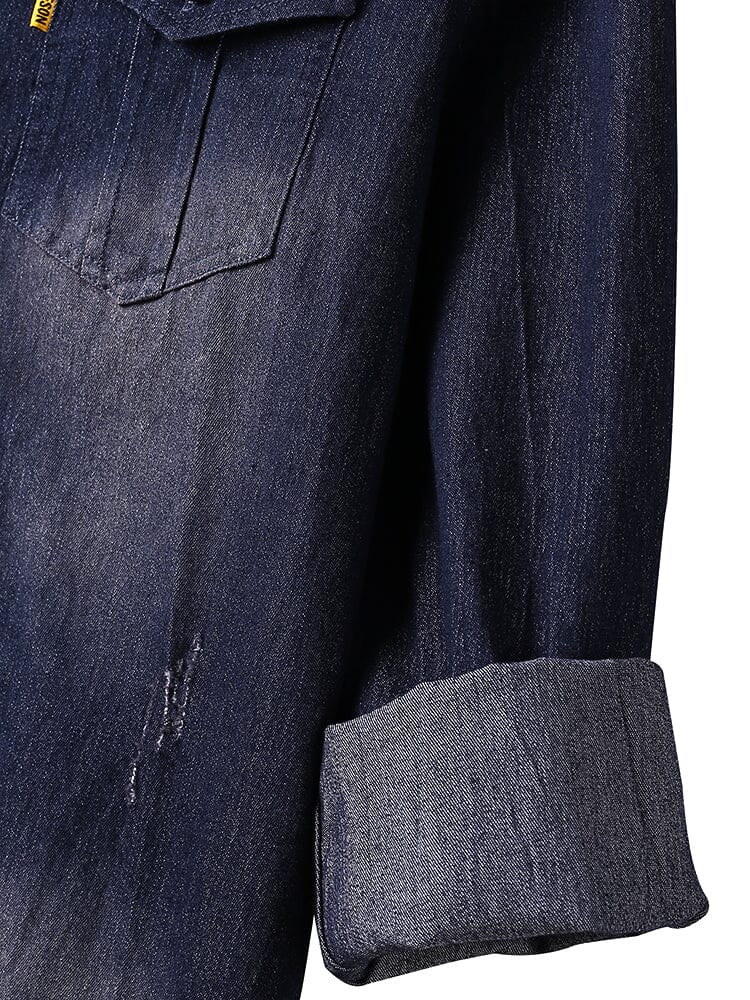 Denim Lang Ärmel Hemden