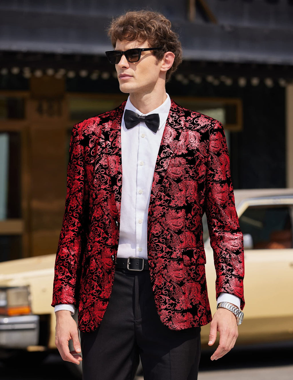 Blumen Luxus Tuxedo Dinner Party Blazer
