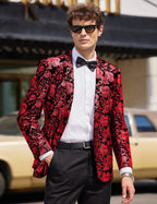 Blumen Luxus Tuxedo Dinner Party Blazer