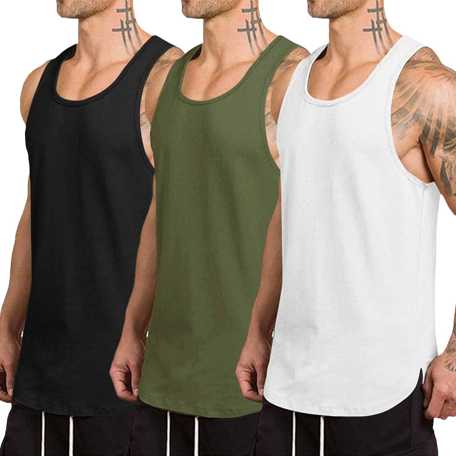 3-Pack Schnell Trocken Gym Weste