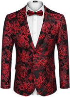 Rose Embroidered Blazer
