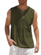 Leinen Tank Top