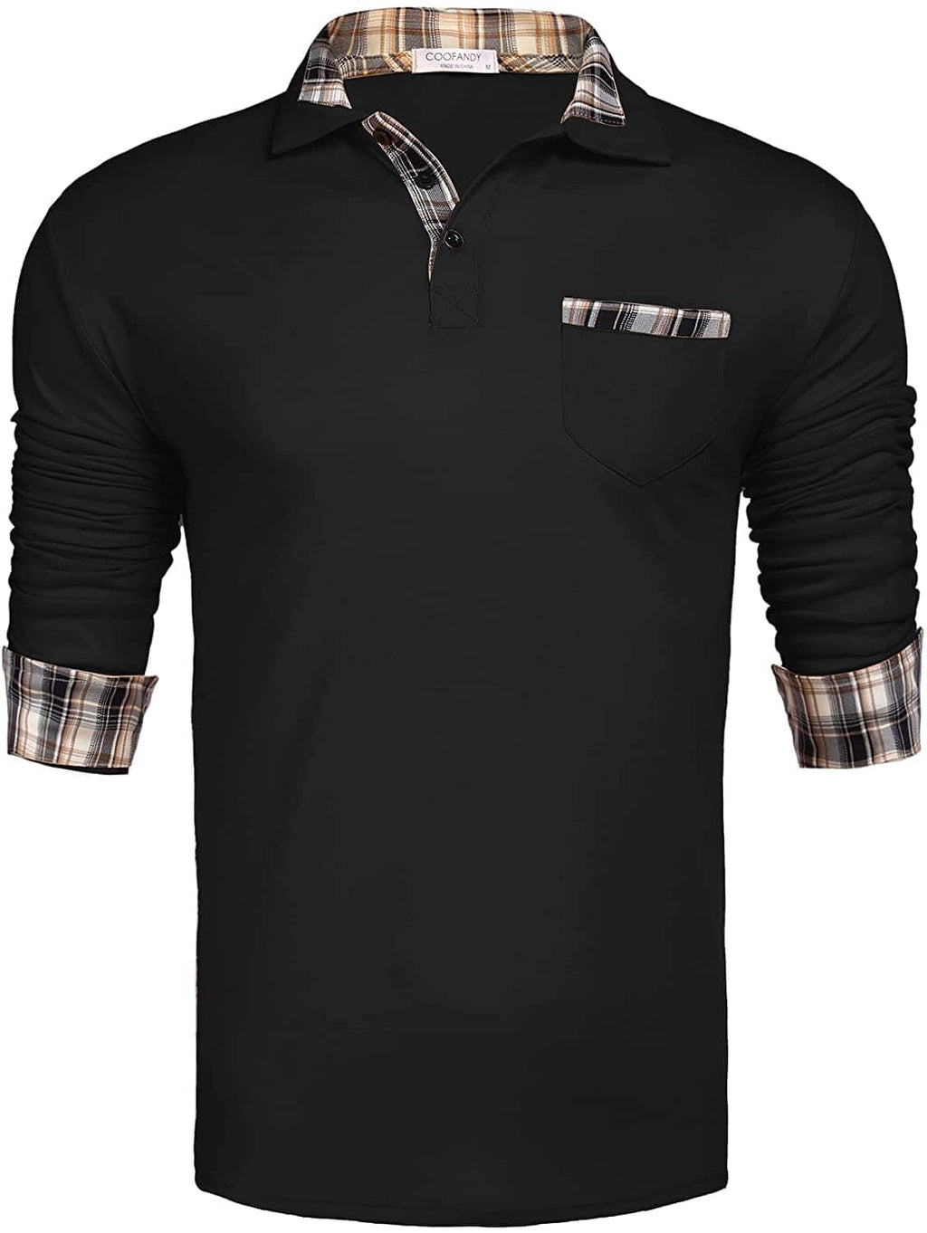 Lang Ärmel Polo Hemd
