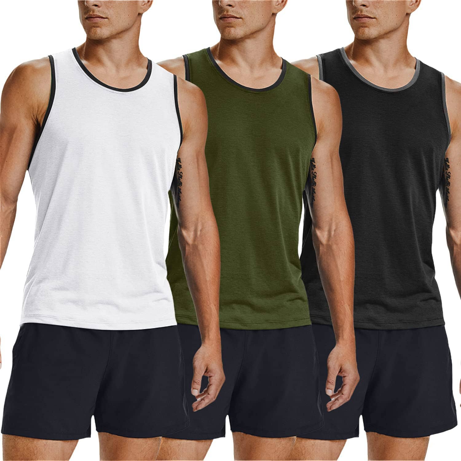 Gym Tank Top 3 Pack Hemden