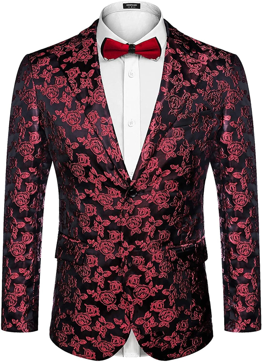 Rose Embroidered Blazer