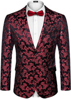 Rose Embroidered Blazer
