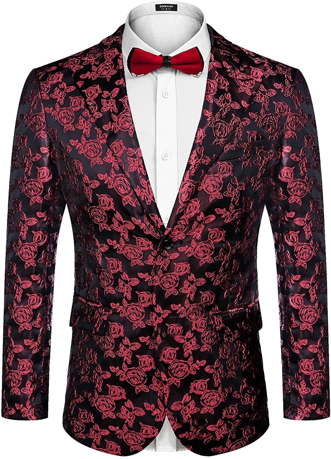Rose Embroidered Blazer