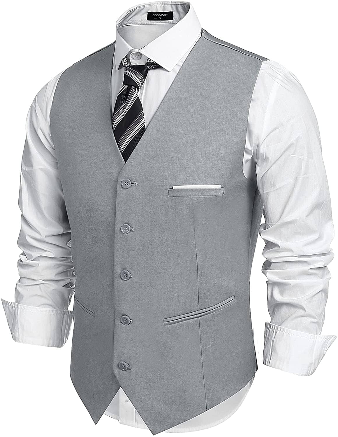 V-Neck Anzug Westen