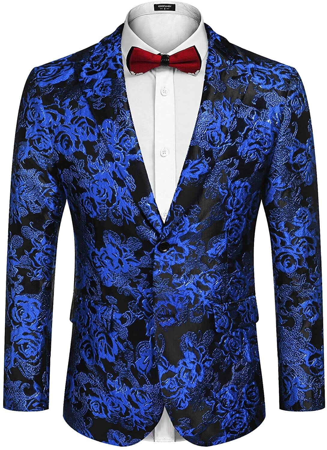 Rose Embroidered Blazer