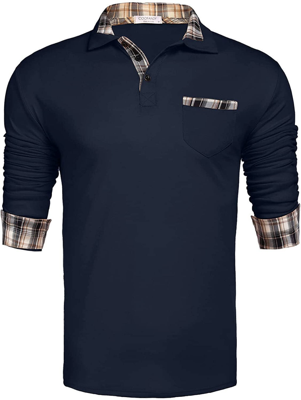 Lang Ärmel Polo Hemd