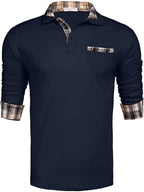 Lang Ärmel Polo Hemd