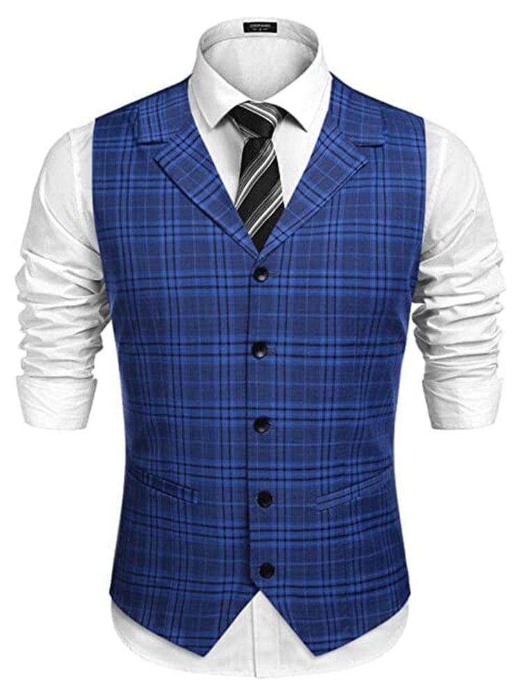 Slim Fit Twill Dress Waistcoat