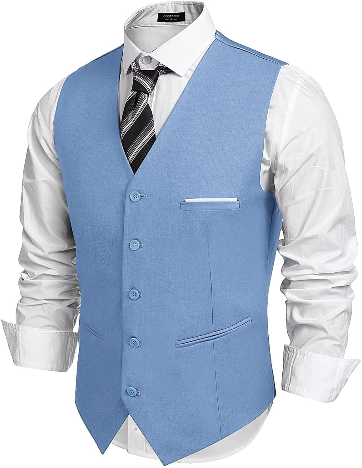 V-Neck Anzug Westen