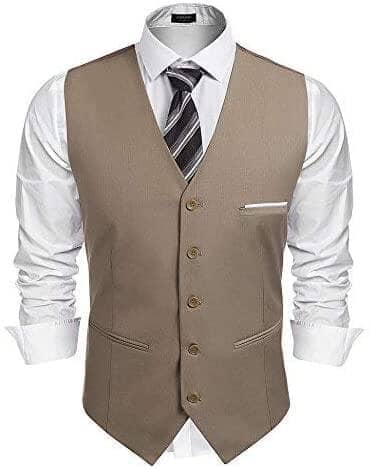 V-Neck Anzug Westen