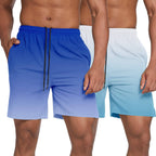 Men's 2 Pack Gym Workout Shorts