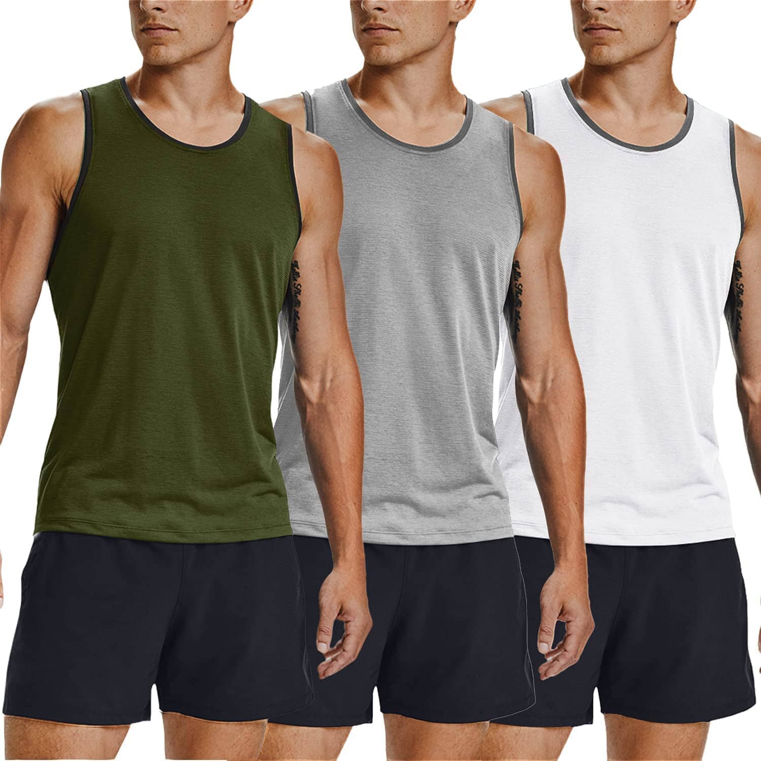 Gym Tank Top 3 Pack Hemden