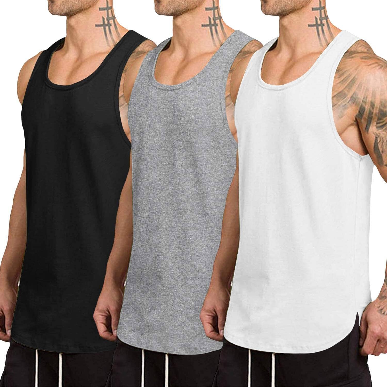 3-Pack Schnell Trocken Gym Weste