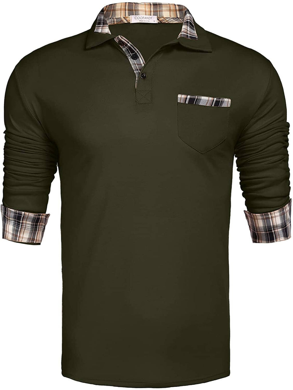 Lang Ärmel Polo Hemd