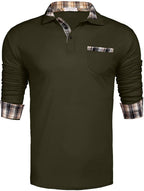 Lang Ärmel Polo Hemd