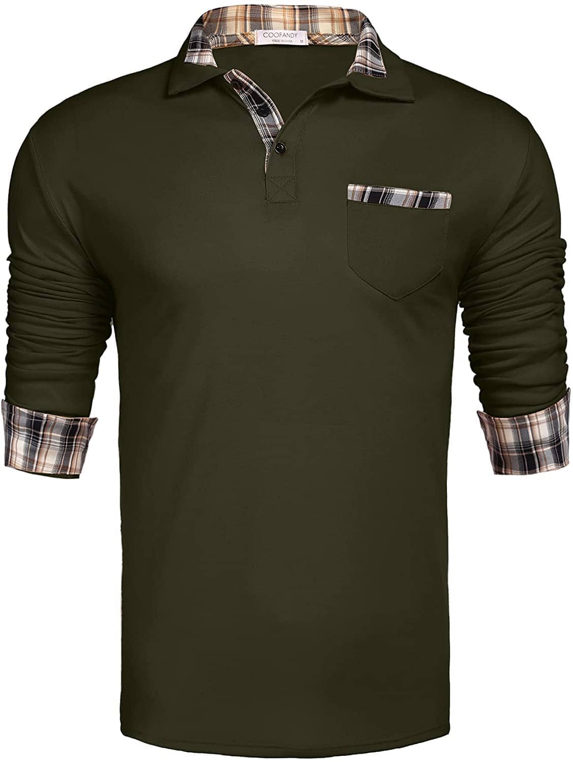 Lang Ärmel Polo Hemd