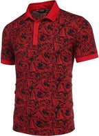 Casual Kurz Ärmel Polo Hemd