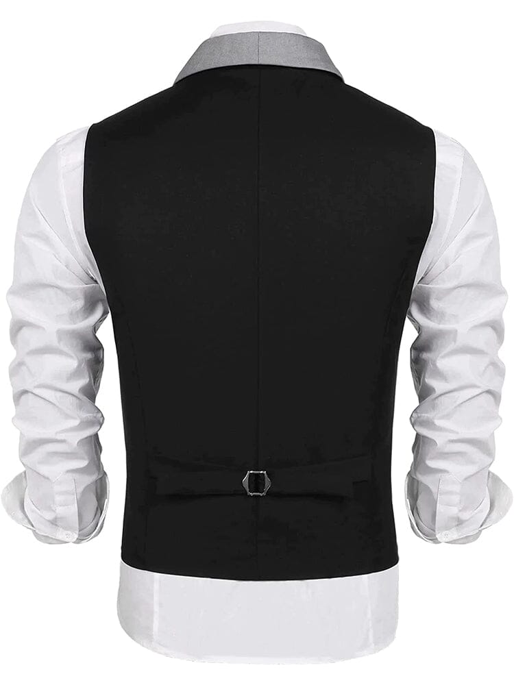 Buttons V-neck Anzug Weste