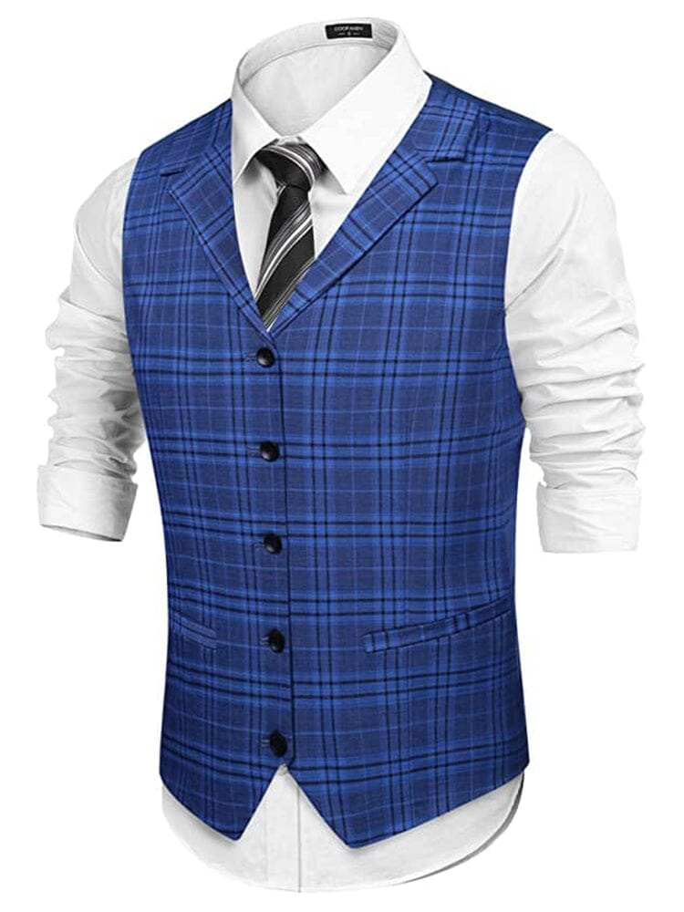 Slim Fit Twill Dress Waistcoat