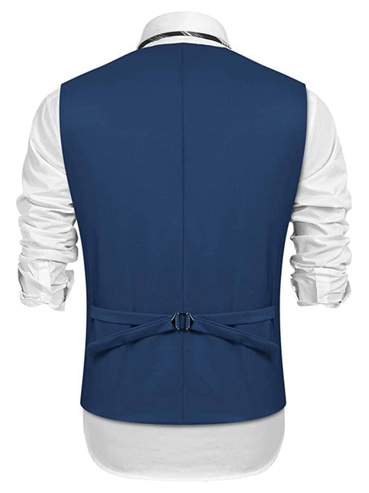 Slim Fit Twill Dress Waistcoat