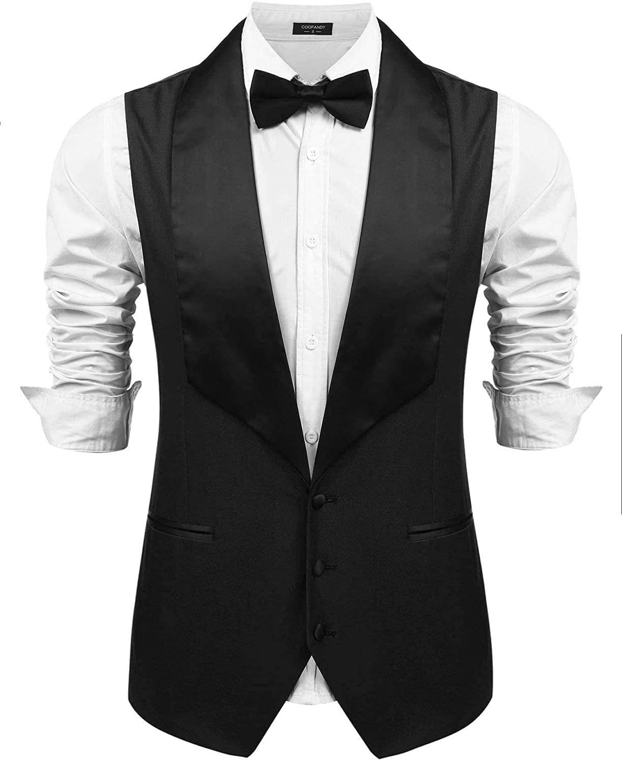 V-Neck Slim Fit Anzug Westen (US Only)
