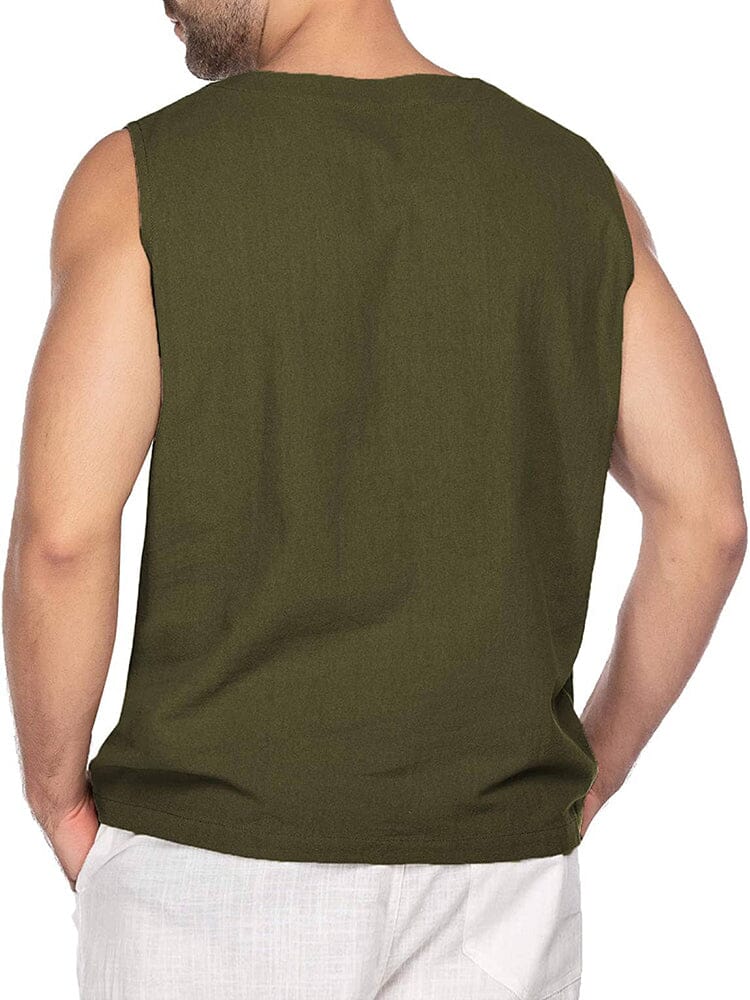 Leinen Tank Top