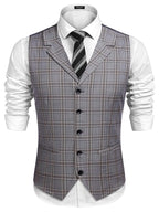 Slim Fit Twill Dress Waistcoat