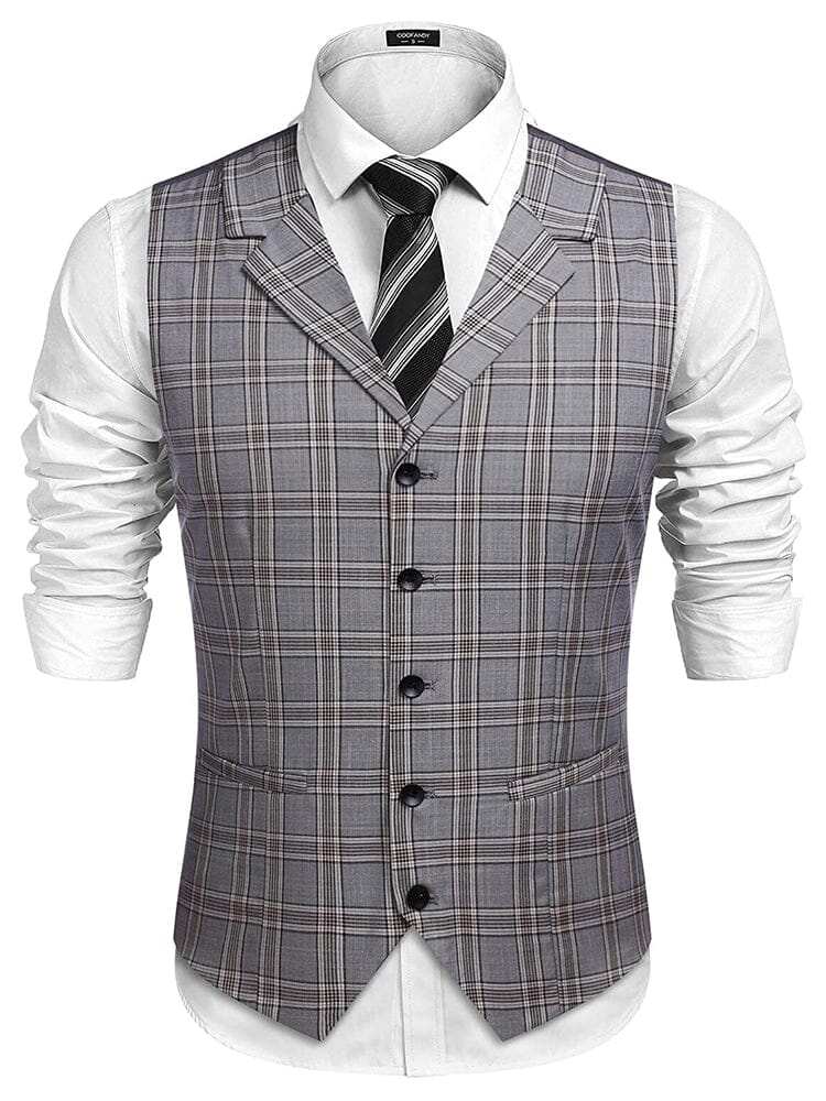 Slim Fit Twill Dress Waistcoat