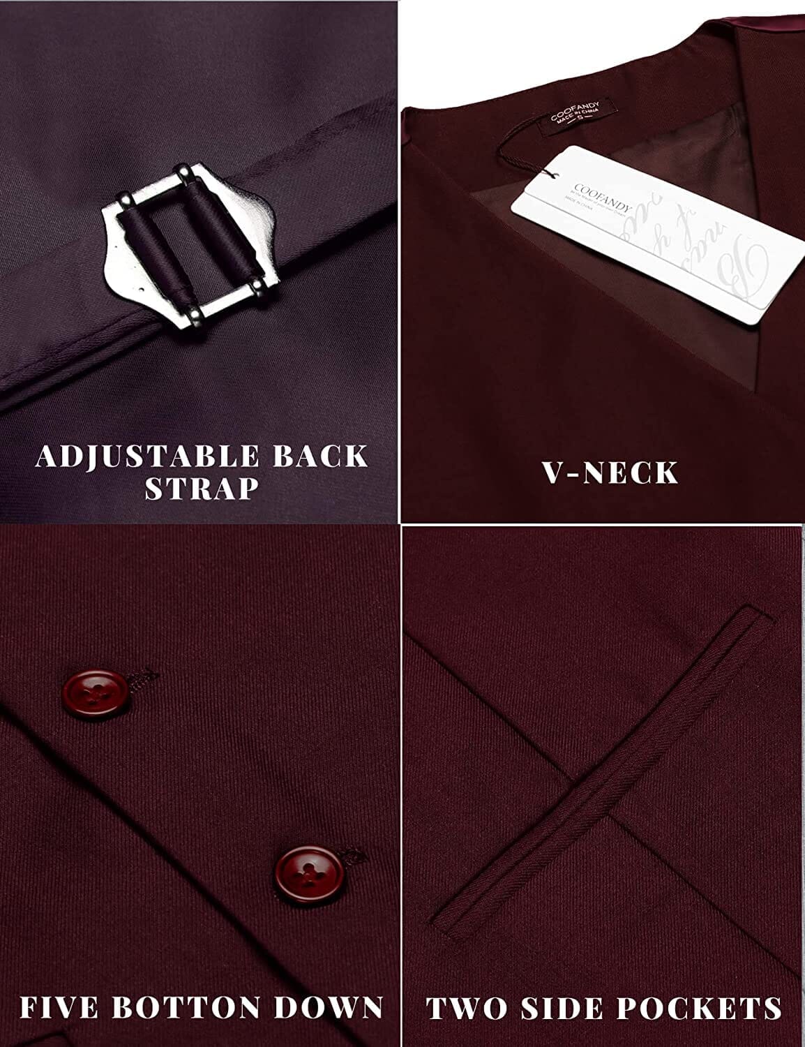 V-Neck Anzug Westen