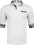 Lang Ärmel Polo Hemd
