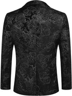 Rose Embroidered Blazer