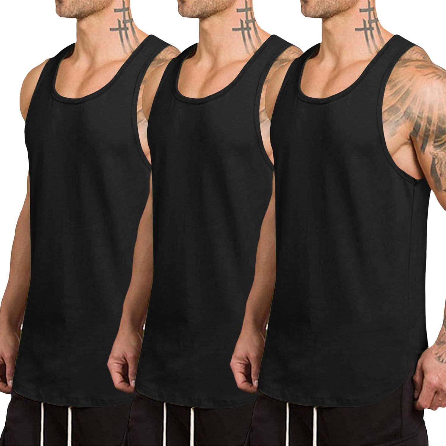 3-Pack Schnell Trocken Gym Weste
