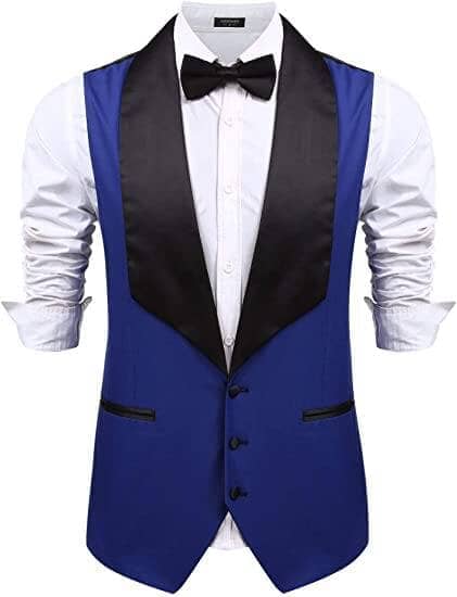 V-Neck Slim Fit Anzug Westen (US Only)