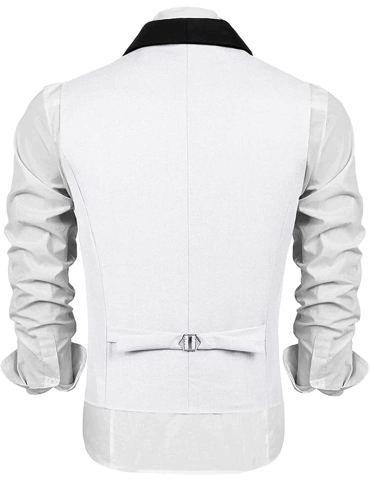 Buttons V-neck Anzug Weste