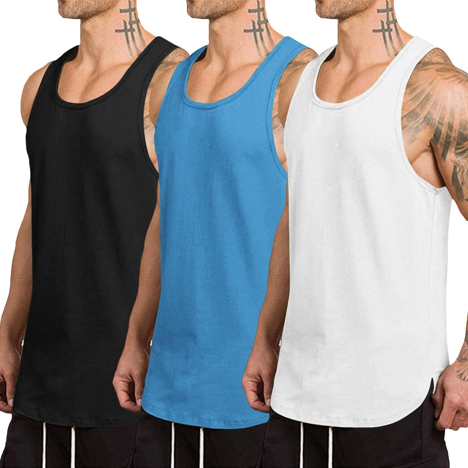 3-Pack Schnell Trocken Gym Weste