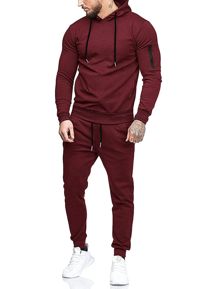 Casual 2-Teil Mit Kapuze Running Sport Anzug Sets