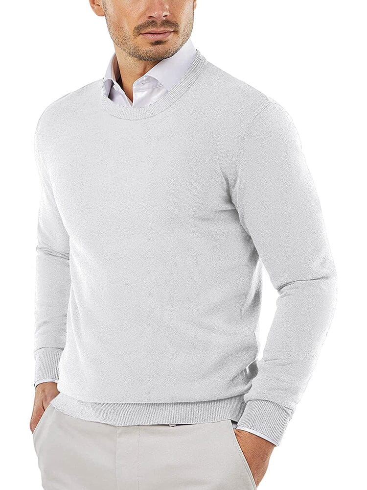 Crew Neck Slim Fit Pullover Strick Pullover