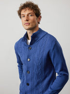 Stand Kragen Strick Cardigan Pullover