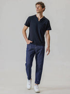 Lockere V Neck Kurz Ärmel T-Hemd
