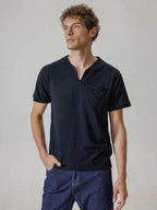Lockere V Neck Kurz Ärmel T-Hemd