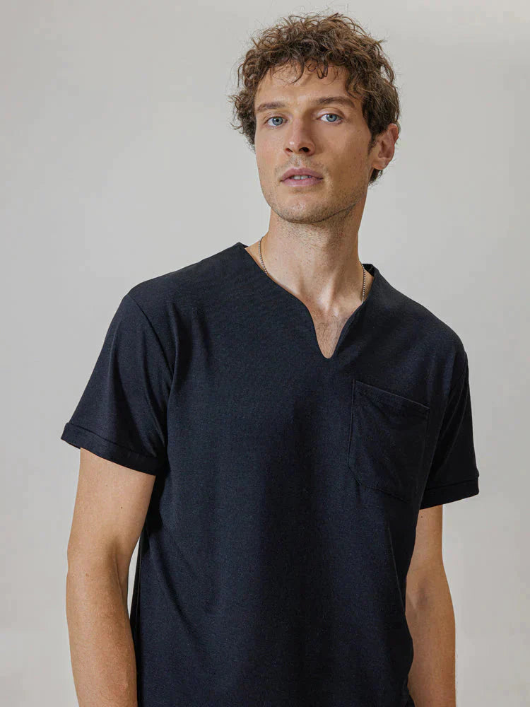 Lockere V Neck Kurz Ärmel T-Hemd