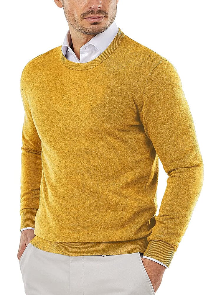 Crew Neck Slim Fit Pullover Strick Pullover