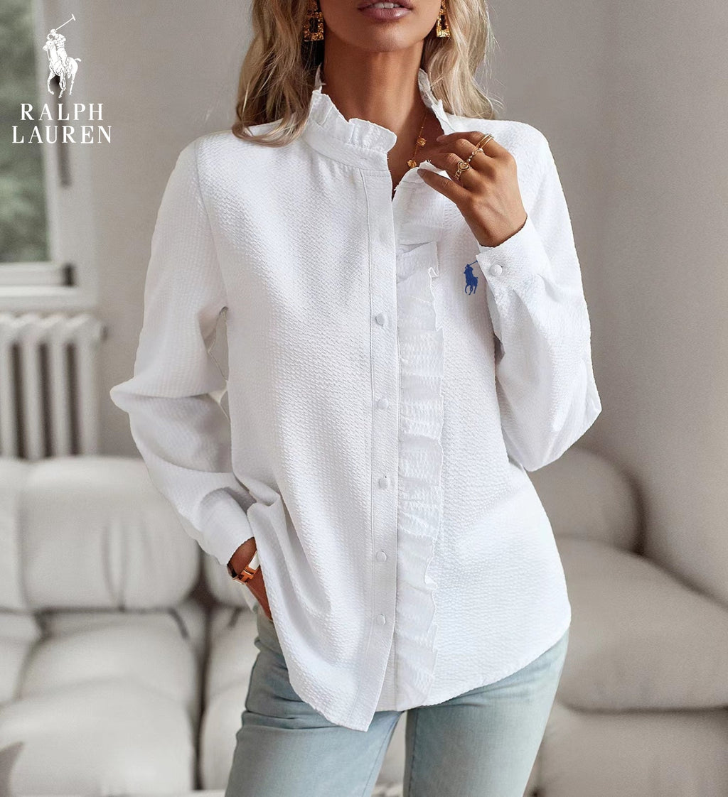 Hemd elegant da Damen mit volant