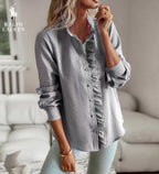 Hemd elegant da Damen mit volant