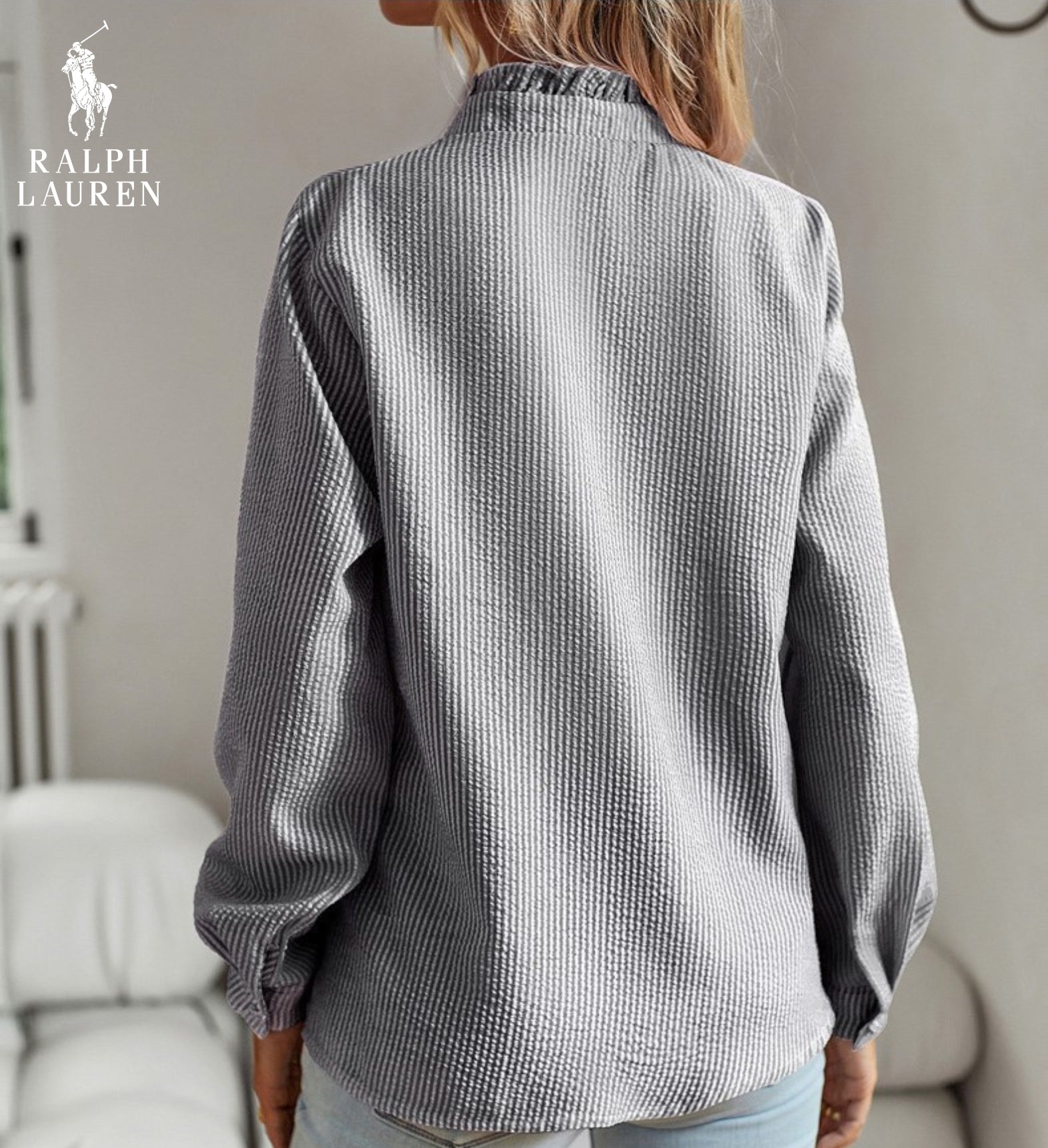 Hemd elegant da Damen mit volant